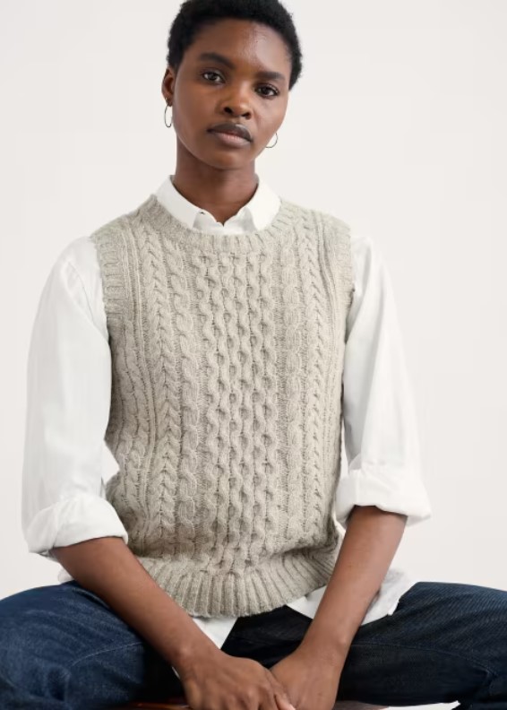 Newlyn Vest Aran