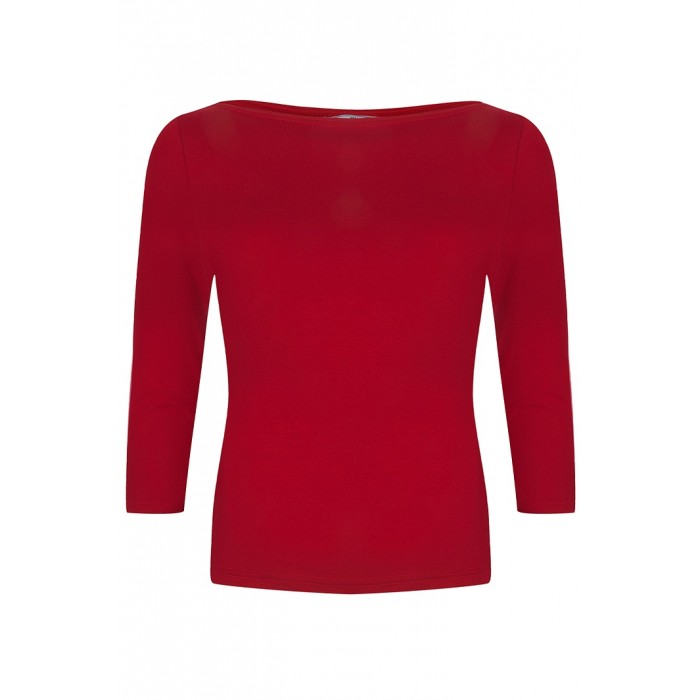 Fairtrade Boatneck Top Red