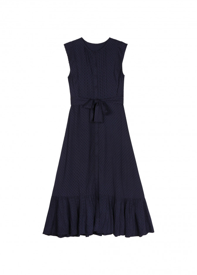 Robe Arben Long Blue Marine