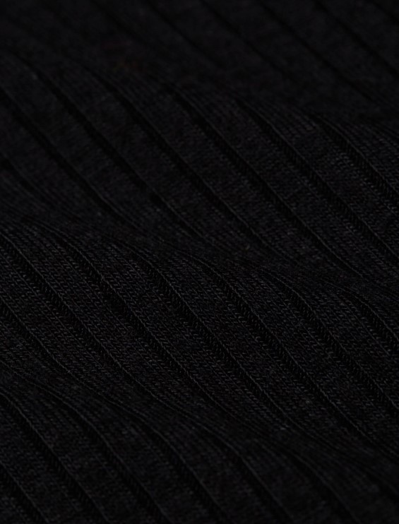 Lili Tee Uni rib Black