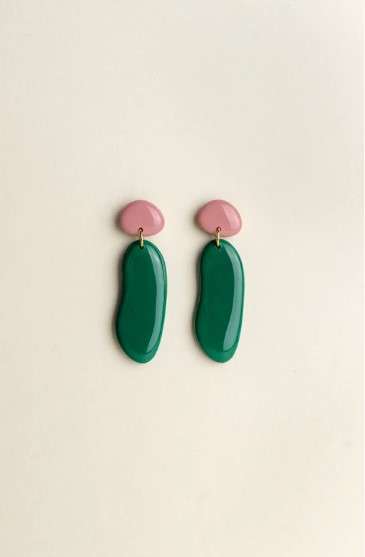 Earrings Nora Bloom Emerald