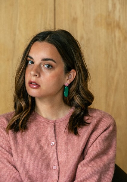 Earrings Nora Bloom Emerald