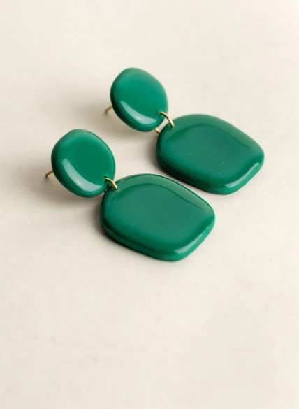 Earrings Nina Emerald