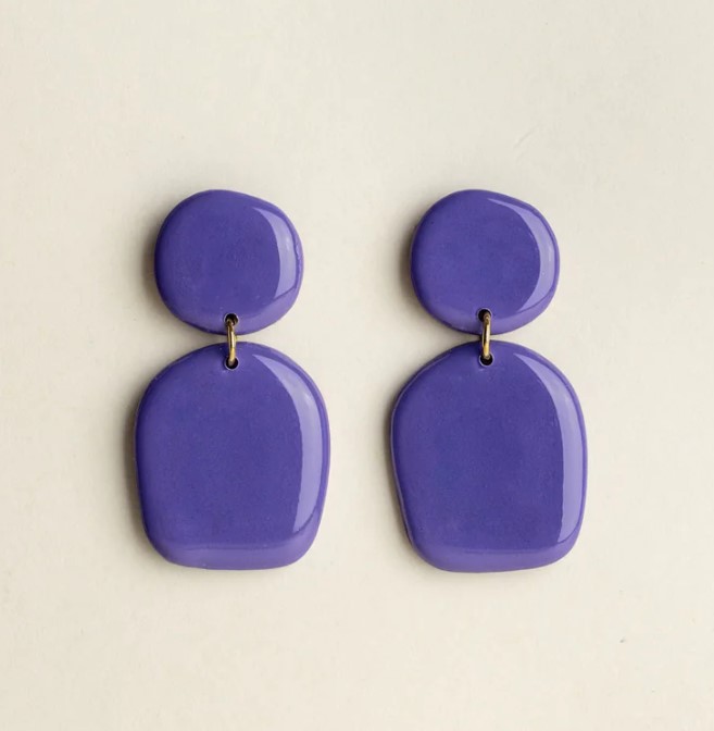 Earrings Nina Blueberry