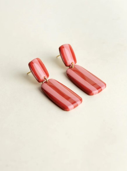 Earrings Julia red Bloom