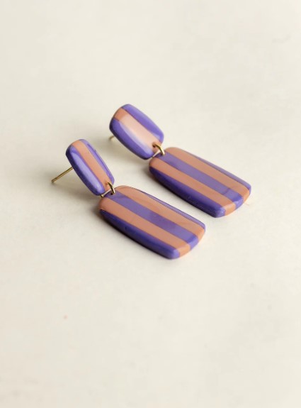 Earrings Julia Blueberry Guave