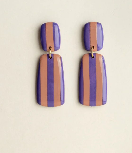 Earrings Julia Blueberry Guave