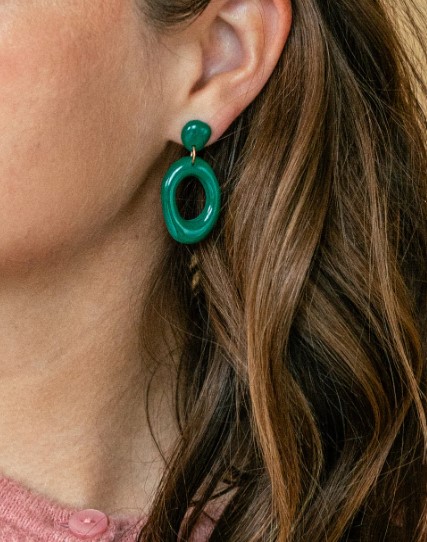 Earrings Elin Emerald