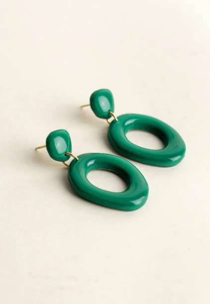 Earrings Elin Emerald