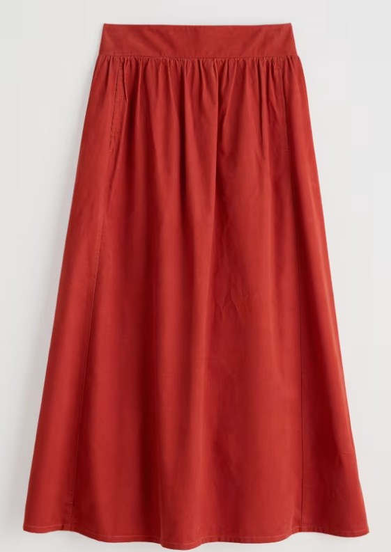 Mevagissey Dark Skirt Cinnamon