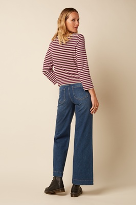 Paige Pants Onyx Denim Washed Bluestone Blue
