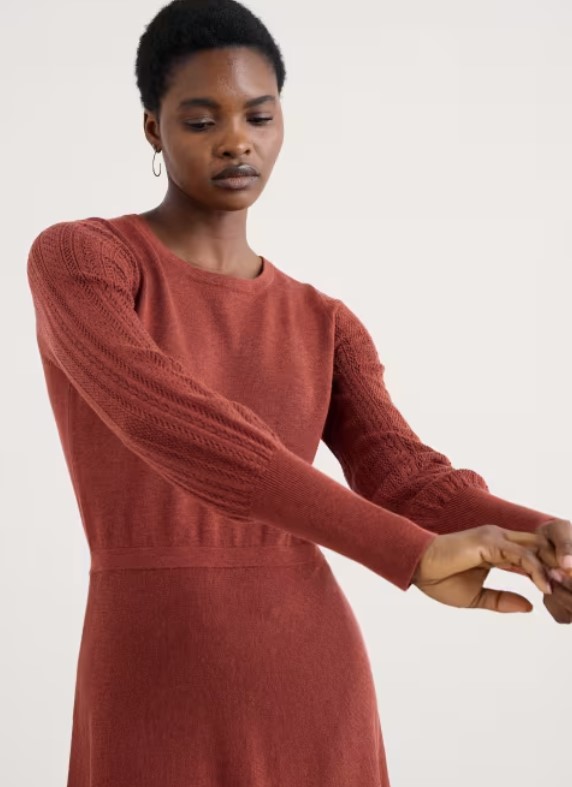 Herring Gull Dress Burgundy
