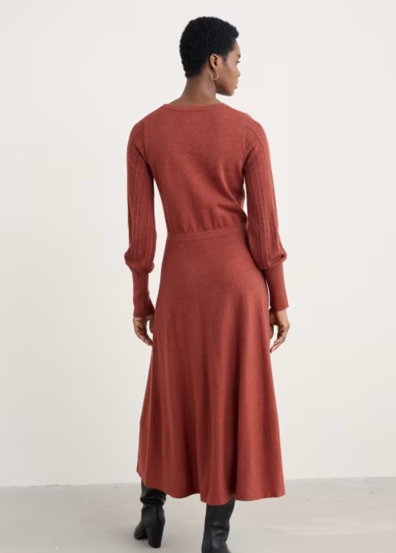 Herring Gull Dress Burgundy