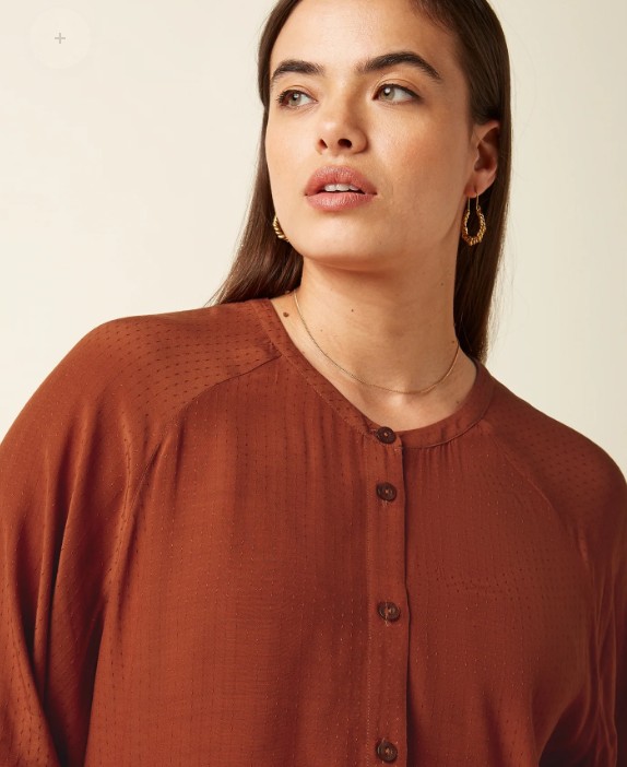 Cybil Blouse Sista Spicy Brown