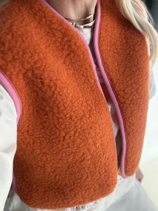 Alwero Gilet camino Orange Bubble