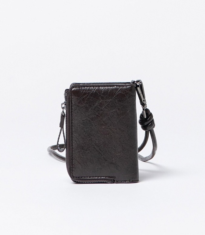 Small Crackled Wallet Chocolate