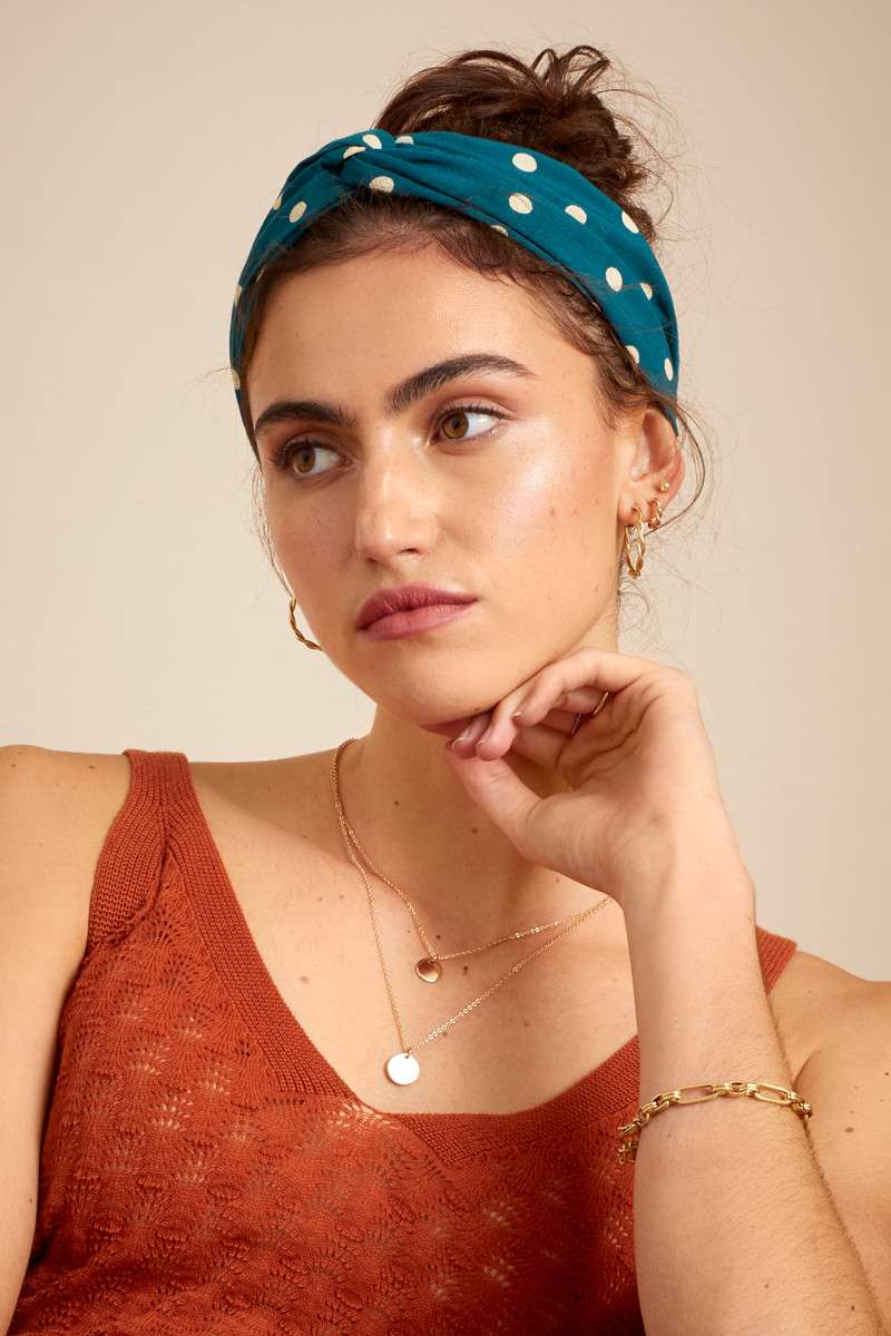 Twist Hairband Pablo Lapis Blue