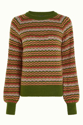 Raglan Sweater Twitty Olive Green