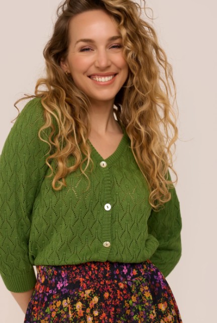 Bella Cardigan Green