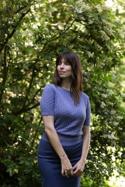 Ella Knit Top Lavender