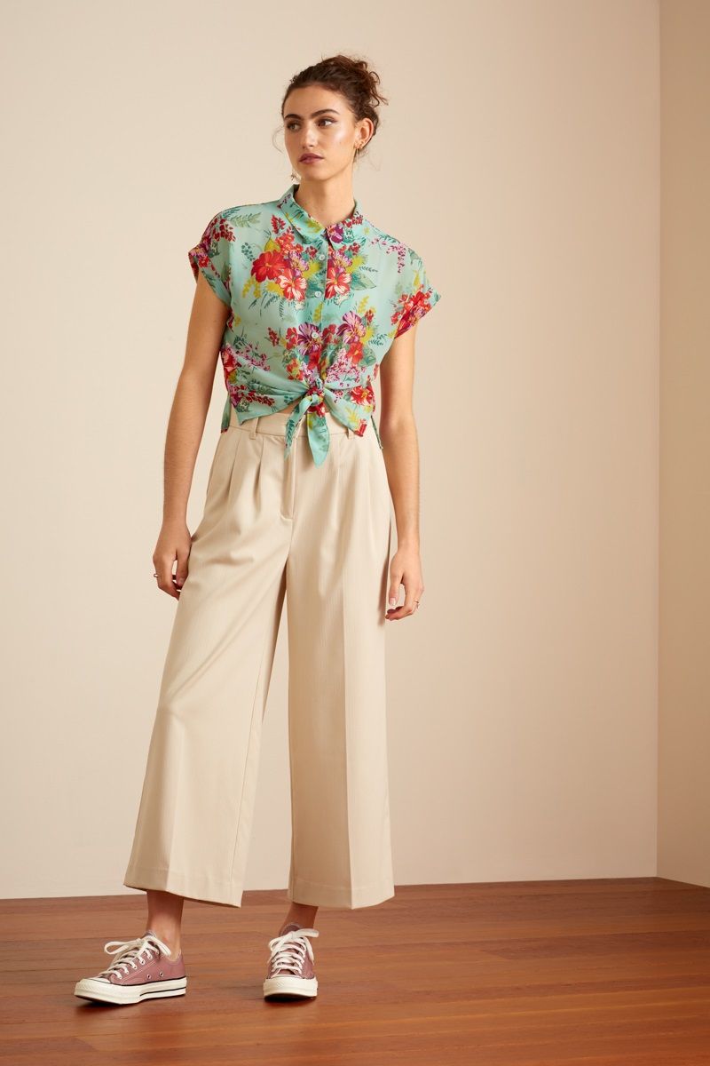 Fintan Pants Hemingway Putty Ecru