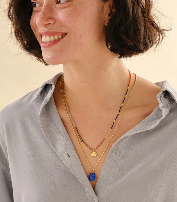 Calm Lapiz Lazuli Necklace