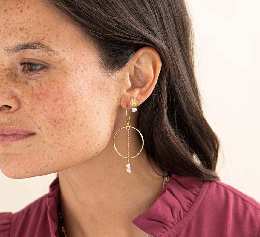 Talent Rose Quartz Earrings