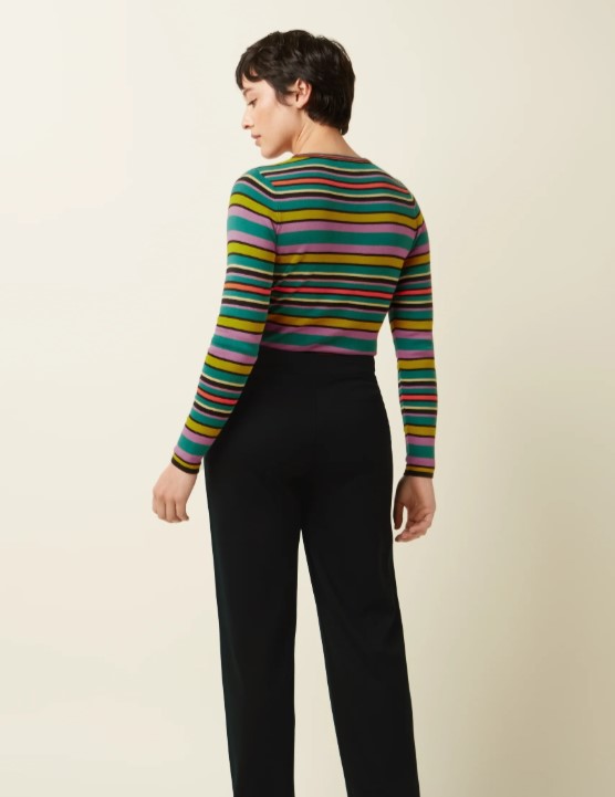 Agnes Rib Top Ozark Multi Color
