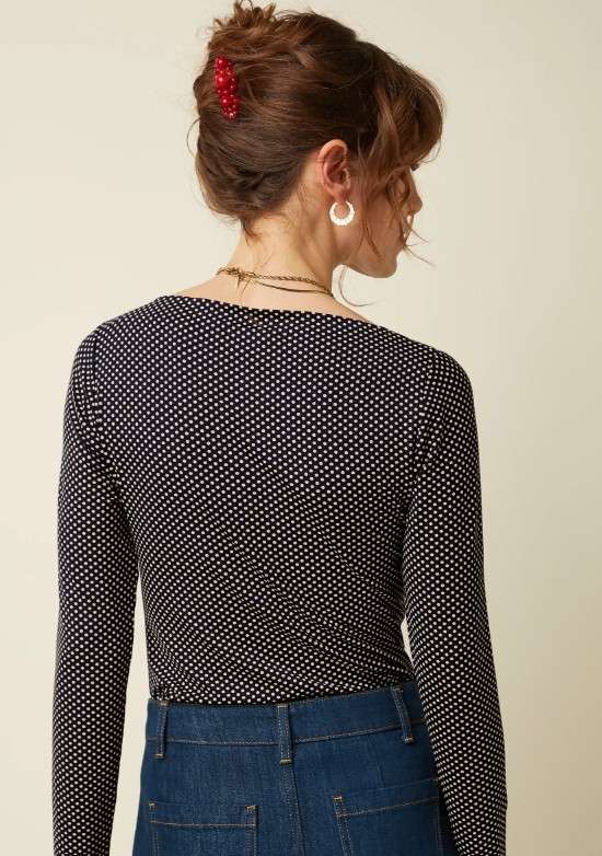 Marina Top Piper Ink Blue