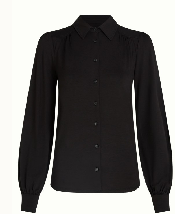 Carina Blouse Viscose Light Black
