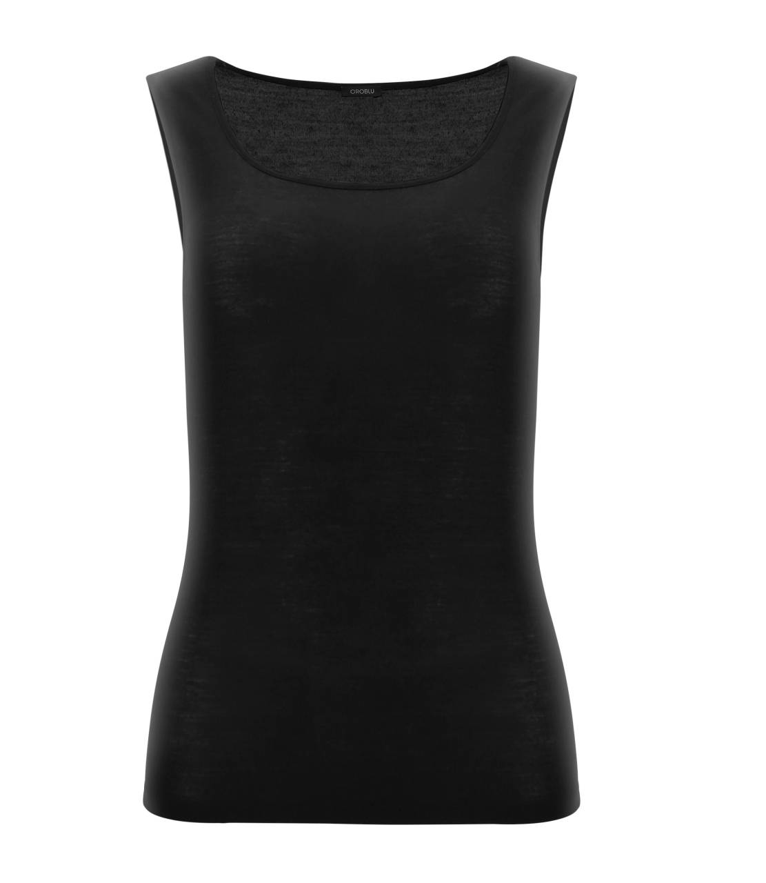 Perfect Line Cashmere Tank top Black