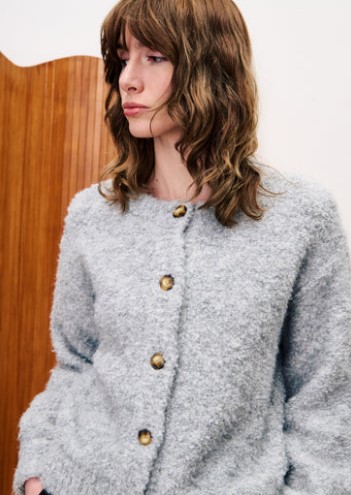 Cardigan Selkirk Gris