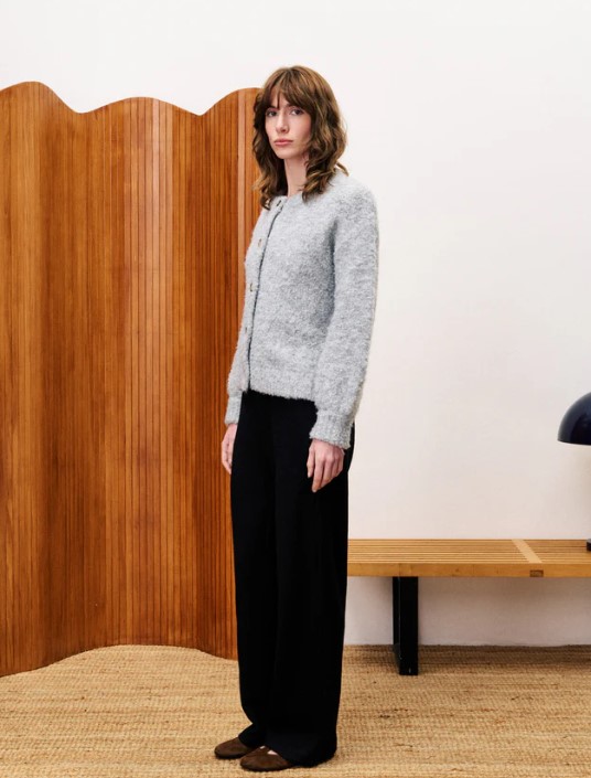 Cardigan Selkirk Gris