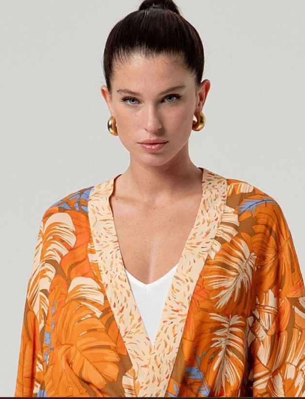Loshangende Kimono met riem