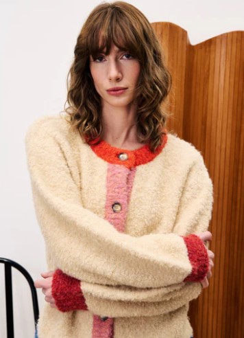 Cyclamen Cardigan
