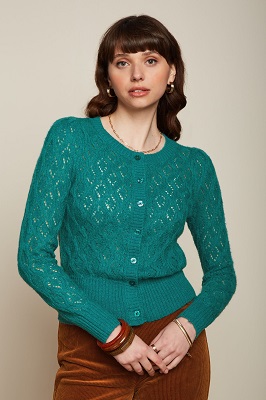 Cardi Puff Borgo Ponderosa Green