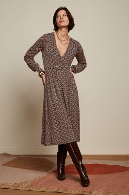 Loretta Dress Jubilee Dragonfly Green