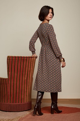 Loretta Dress Jubilee Dragonfly Green
