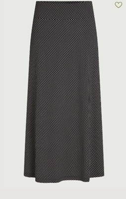Border Midi Skirt Piper Ink Blue