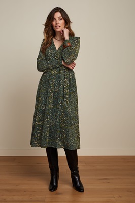 Loretta Dress Glam Dragonfly Green