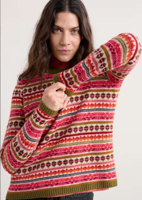 Percella Cove Jumper Scillia Aran Multi