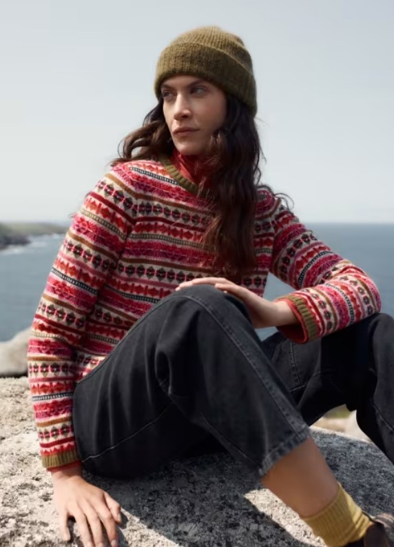 Percella Cove Jumper Scillia Aran Multi
