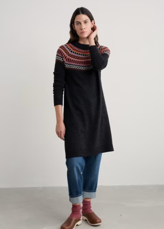 Bird Ring Dress Modernist Elderberry Onyx