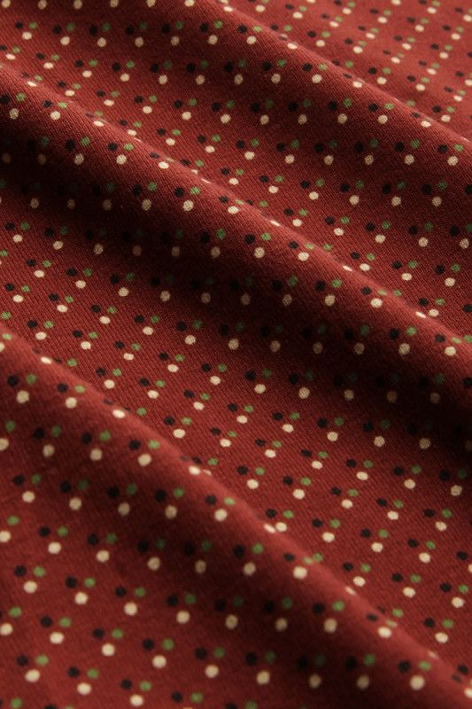 Mona Dress Close Up Brique Red