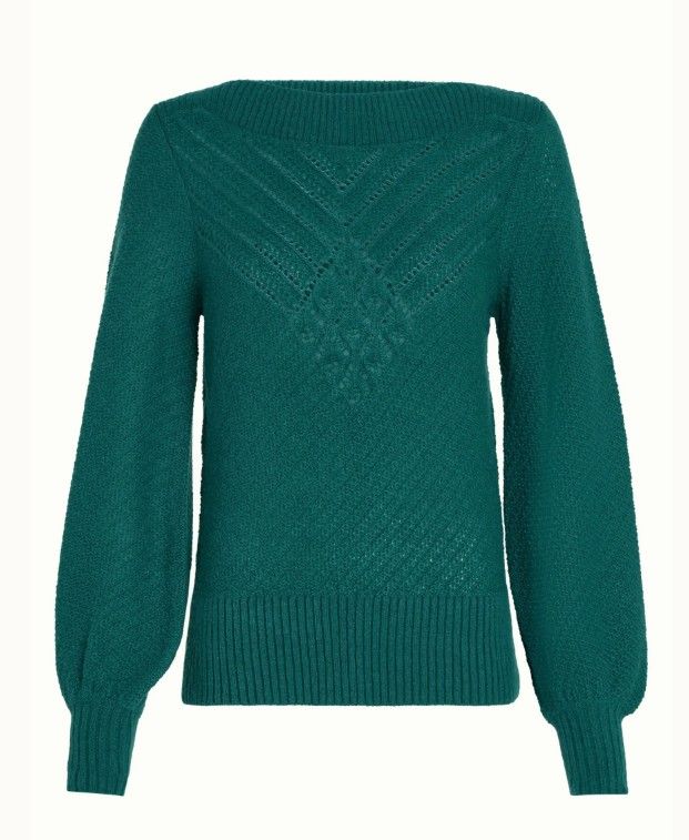 Erin Top farfalle Spruced Green