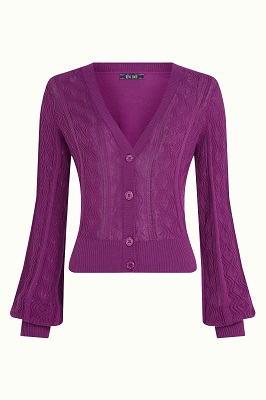 Cardi V Bell Sleeve Herrero