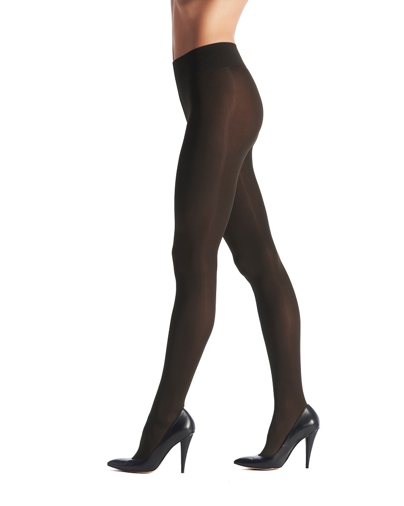 Satin 60 Denier Negre/Brown