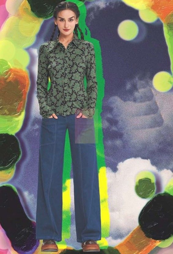 Triangle Trousers Dark Denim