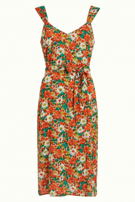 Lenny Dress keyline Spicy Orange