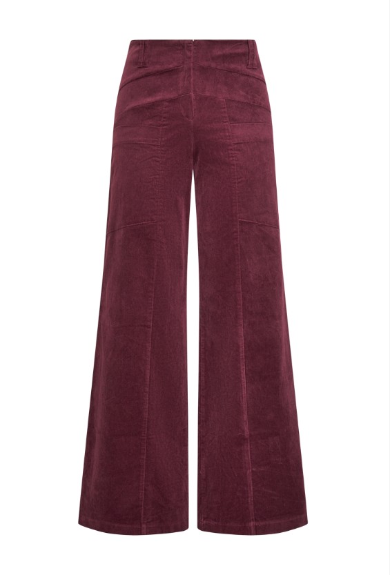 Triangle Trousers Maroon